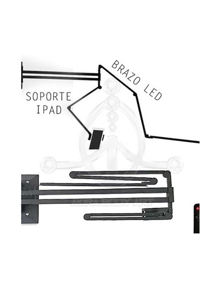 Lámpara Led PARED + Soporte Ipad Lámpara Led PARED + Soporte Ipad