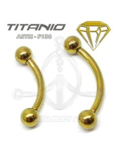Minibanana Titanio R. Interna. ANOD. ORO