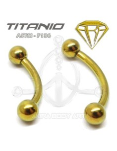 Minibanana Titanio R. Interna. ANOD. ORO 2