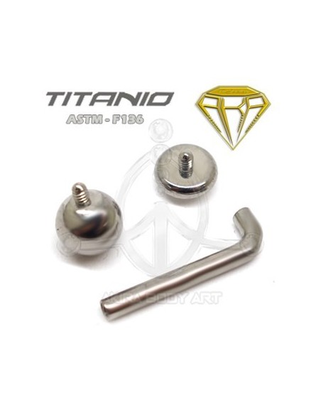 Barbell Christina Titanio R. INTERNA - 4mm Barbell Christina Titanio R. INTERNA - 4mm