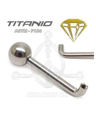Barra Barbell Christina Titanio R. INTERNA