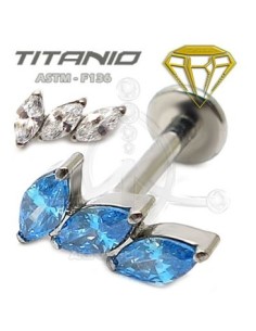 Labret pétalos joyas – Titanio Ros. Interna
