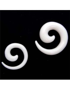 Espiral Acrílico Blanco.