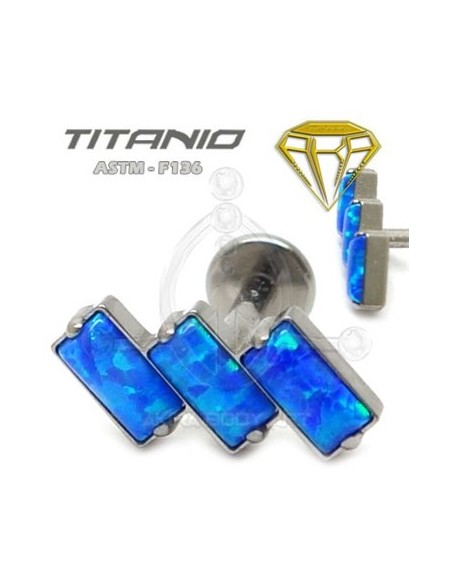 Labret Espejo JOYAS Azul Labret Espejo JOYAS Azul