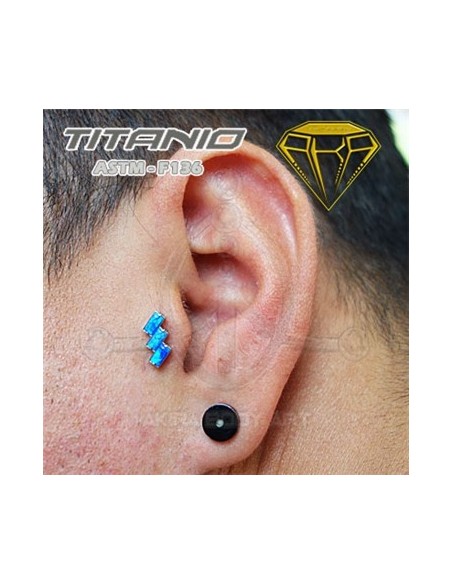 Labret Espejo JOYAS Azul Labret Espejo JOYAS Azul