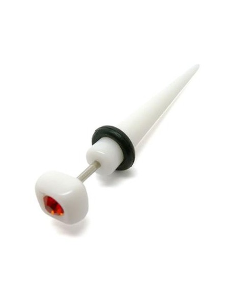 Dilatador en forma de lanza con joya Dilatador en forma de lanza con joya