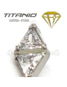 Repuesto Rombo Joyas – Titanio Rosca Interna 2