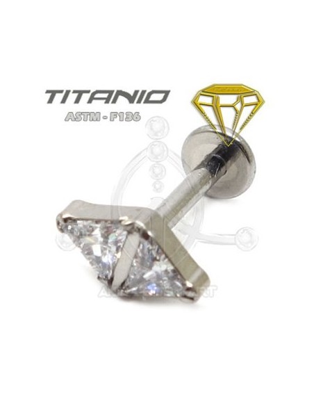 Labret Rombo Joyas – Titanio Rosca Interna Labret Rombo Joyas – Titanio Rosca Interna
