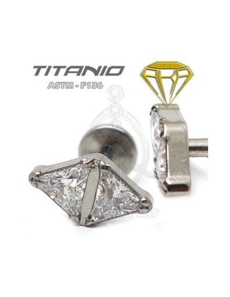 Labret Rombo Joyas – Titanio Rosca Interna Labret Rombo Joyas – Titanio Rosca Interna