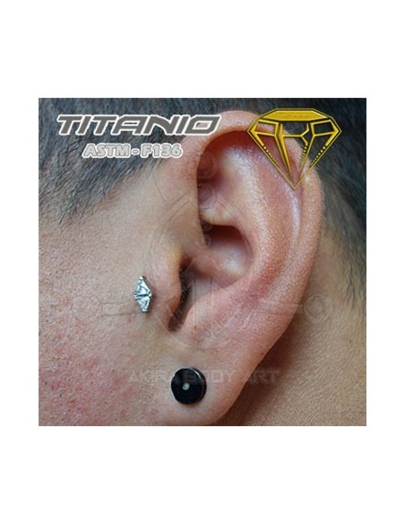 Labret Rombo Joyas – Titanio Rosca Interna Labret Rombo Joyas – Titanio Rosca Interna