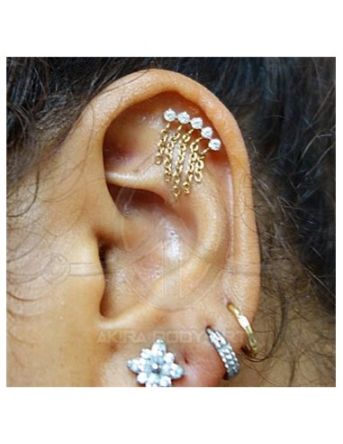 Repuesto Joyas Curvas - Cortina de Cadenas ORO