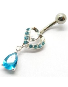 Banana de plata con colgante