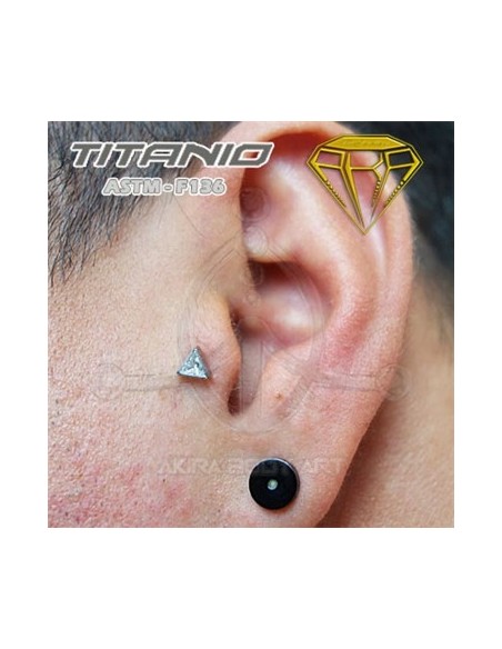 Labret Triángulo con Joya Labret Triángulo con Joya