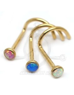 Nostril Titanio Oro (PVD)