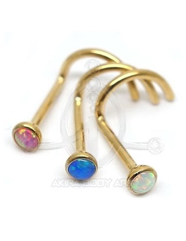 Nostril Titanio Oro (PVD)