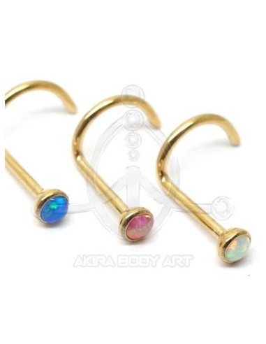 Nostril Titanio Oro (PVD)