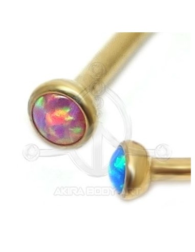 Nostril Titanio Oro (PVD)