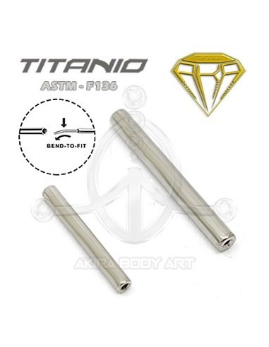 Barra PUSH-PIN con forma de Barbell