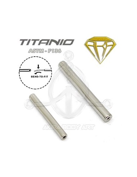 Barra PUSH-PIN con forma de Barbell Barra PUSH-PIN con forma de Barbell
