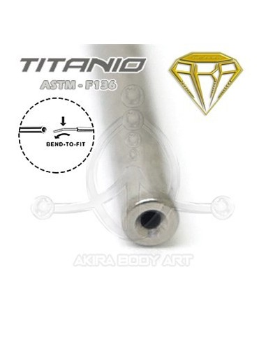 Barra PUSH-PIN con forma de Barbell
