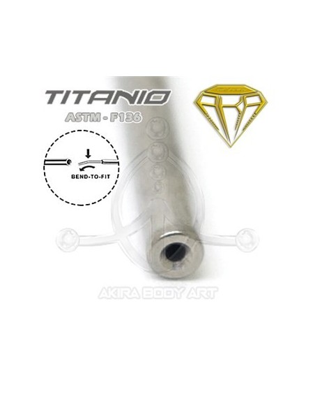 Barra PUSH-PIN con forma de Barbell Barra PUSH-PIN con forma de Barbell