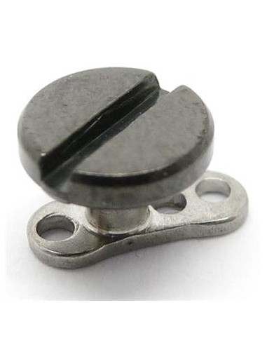 Microdermal tornillo negro