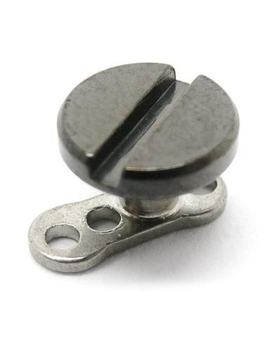 Microdermal tornillo negro