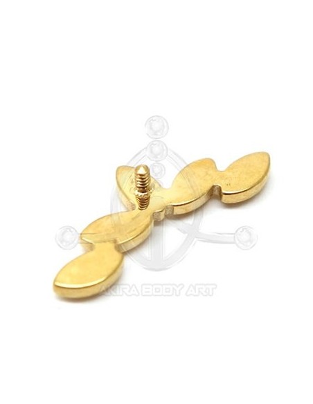 Repuesto Cinco Óvalos - ORO (PVD)