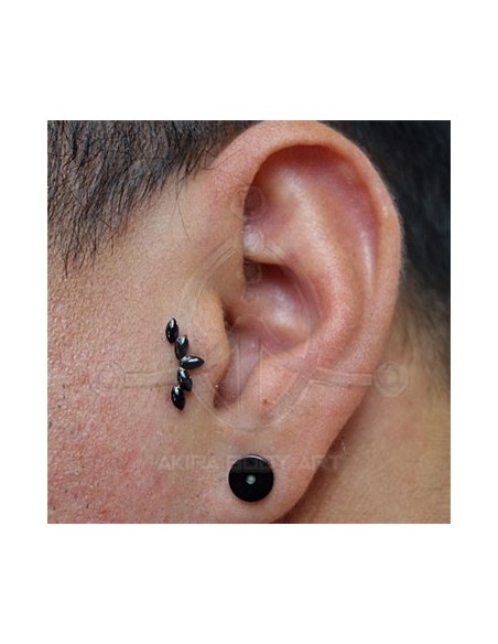 Repuesto Cinco Óvalos - NEGRO (PVD)