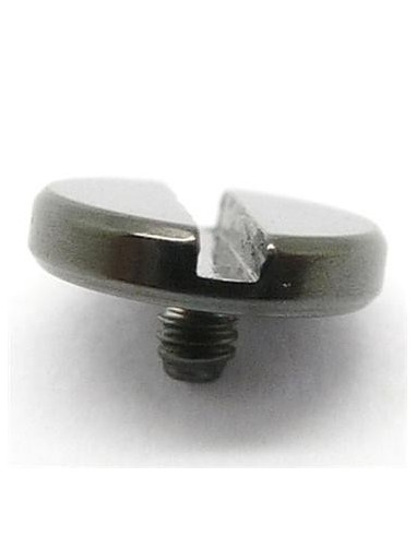 Repuesto microdermal tornillo negro