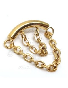 Repuesto Barra con cadenas - ORO (PVD) 2