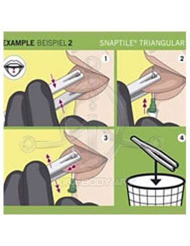 SNAPTILE - Pinzas desechables