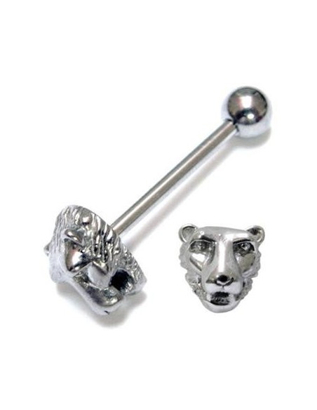 Barbel con cabeza de oso