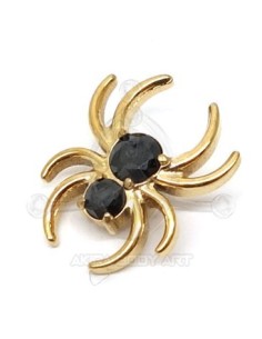 Repuesto ARAÑA. Rosca Interna - ORO (Pvd) 2