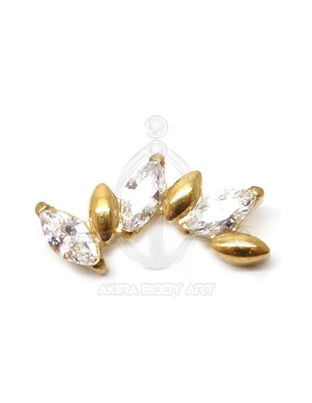 Repuesto Joyas y Óvalos - Oro (pvd)