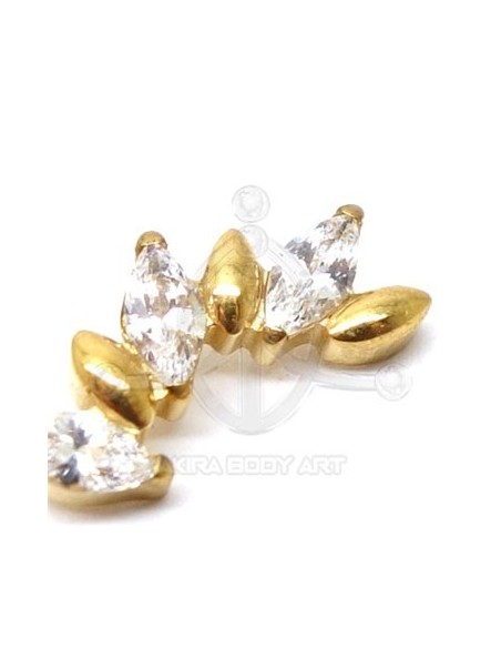 Repuesto Joyas y Óvalos - Oro (pvd)