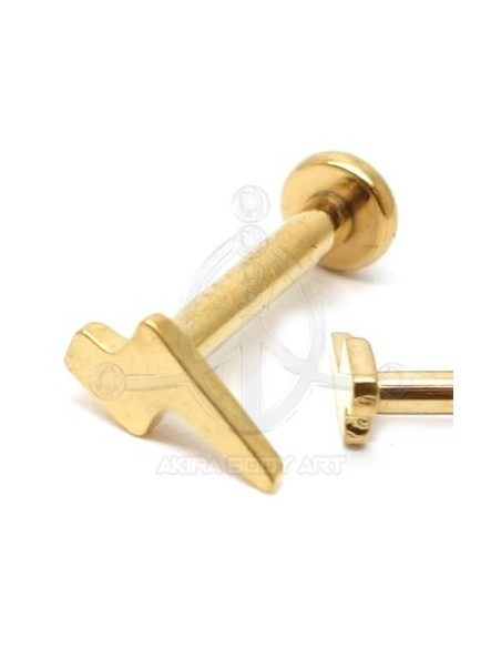 Labret RAYO - Oro (pvd)