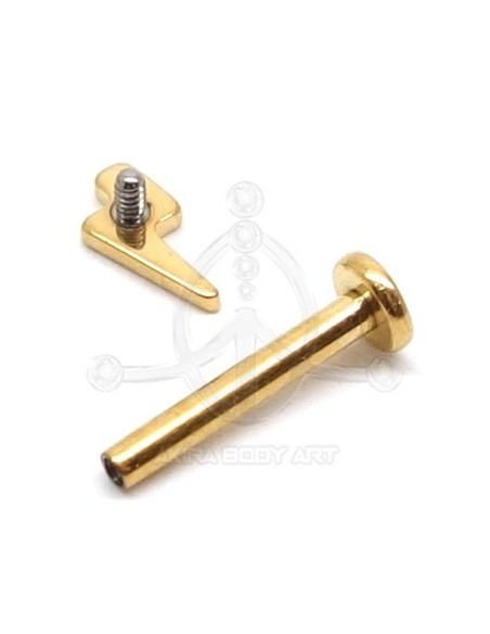 Labret RAYO - Oro (pvd)