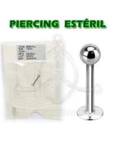Labret de acero 316L (ESTÉRIL)