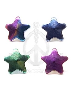 Repuesto microdermal estrella colores.