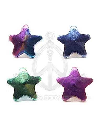 Repuesto microdermal estrella colores.