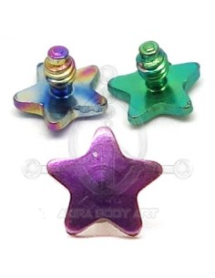 Repuesto microdermal estrella colores. 2