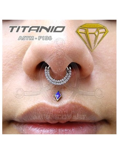 Aro doble segmentado joyas