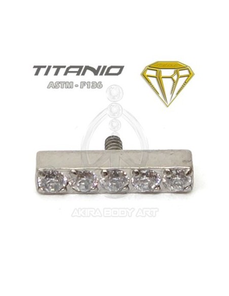 Repuesto titanio - Barra Joyas