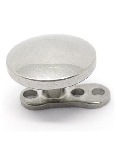 Microdermal con bola extra plana - Rosca de 1,2mm
