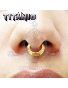 Septum 3-Anillos – Titanio