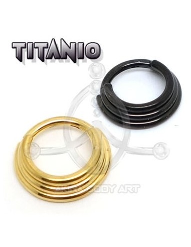 Septum 3-Anillos – Titanio