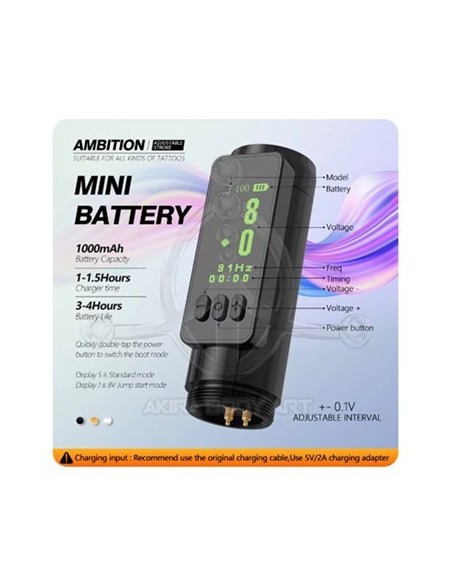 Ambition dermógrafo Wireless - PMU Ambition dermógrafo Wireless - PMU