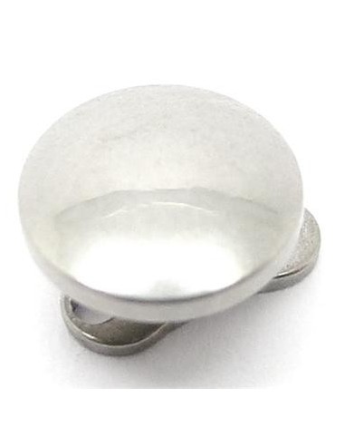 Microdermal con bola extra plana - Rosca de 1,2mm