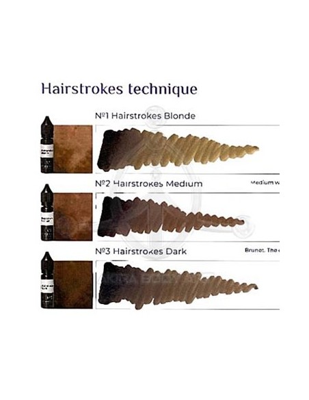 Set Hairstroke Cejas - Prácticas Set Hairstroke Cejas - Prácticas